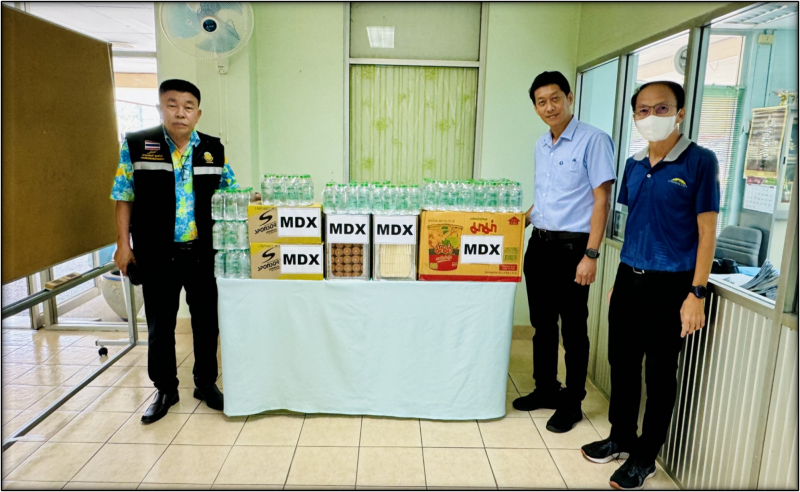 มอบเครื่องดื่ม และ ขนม สำหรับจุดตรวจ พื้นที่อำเภอแปลงยาว ช่วงเทศกาลสงกรานต์ ประจำปี 2567