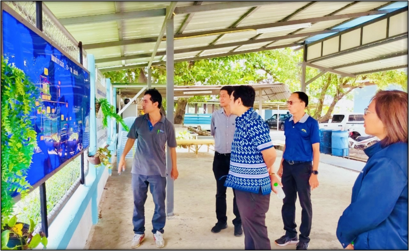 เข้าเยี่ยมชมนิคมฯ พร้อมทั้งดูกระบวนการผลิตน้ำประปา  และกระบวนการบำบัดน้ำเสีย เมื่อวันที่ 19 เมษายน 2567